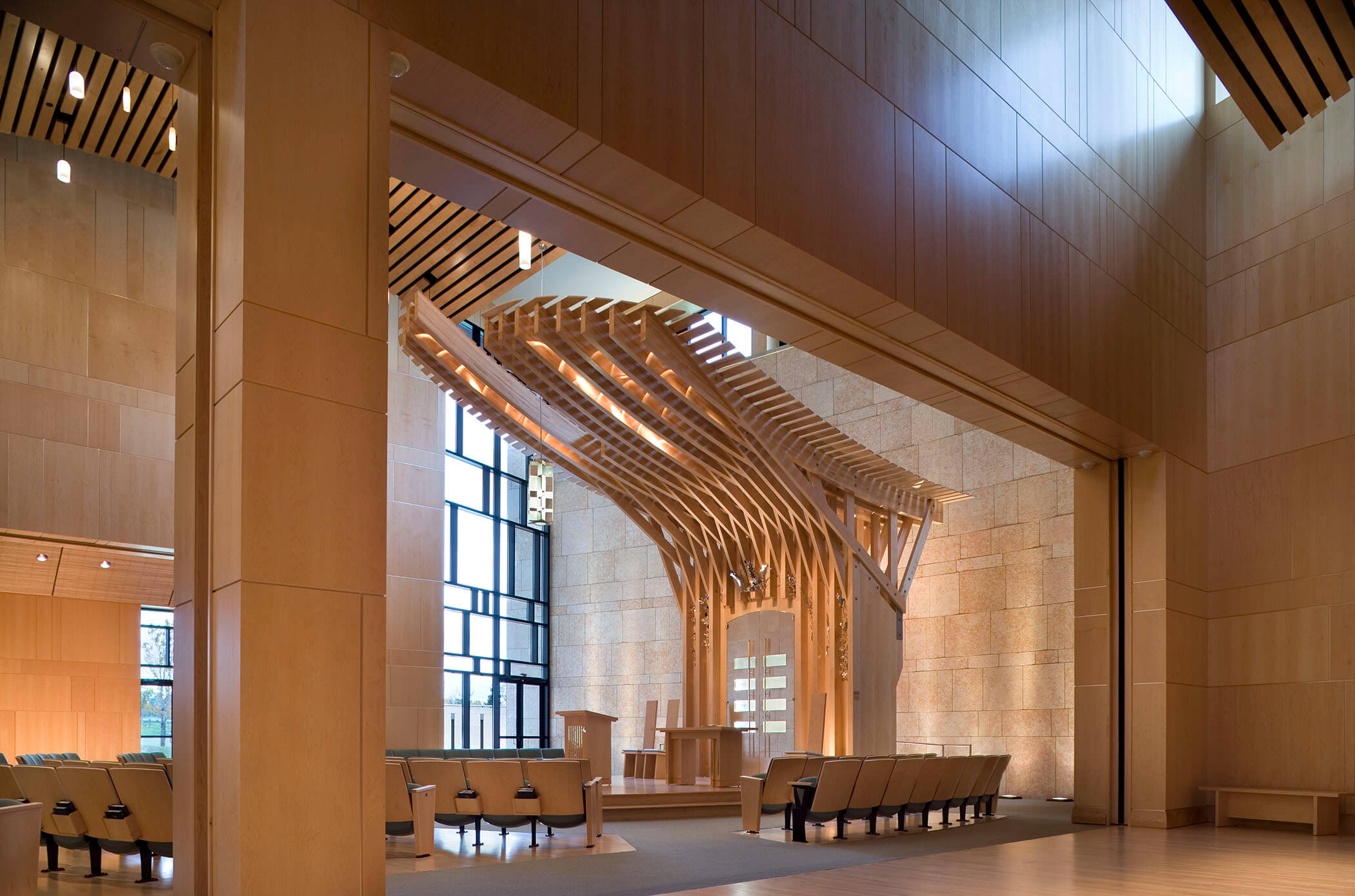 Park East Synagogue Interior