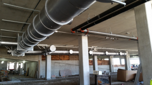 HVAC Kitchen Exhaust Pipes