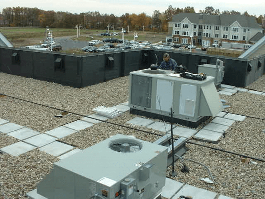 HVAC Equipment on Roof of Senior Living Facility