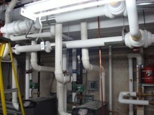 HVAC Piping at Lake Erie College