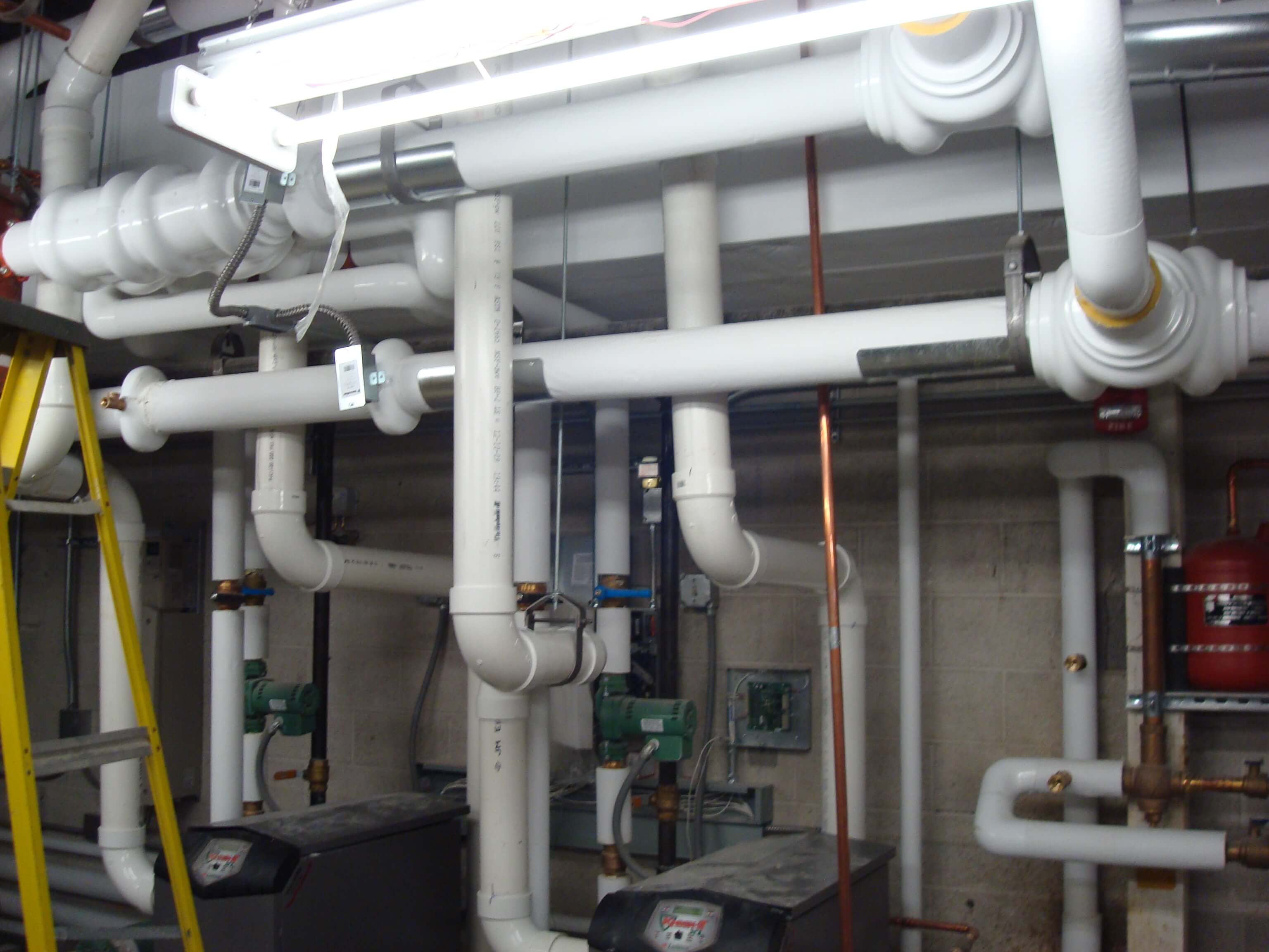 HVAC Piping at Lake Erie College