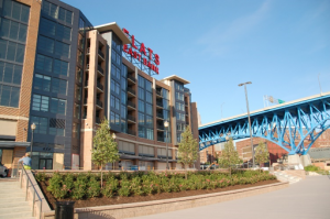 Exterior of Buildings at the Flats