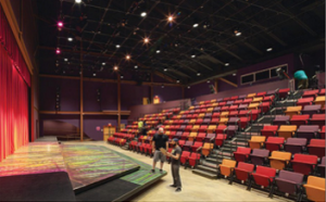 Interior of Near West Theatre with Seating
